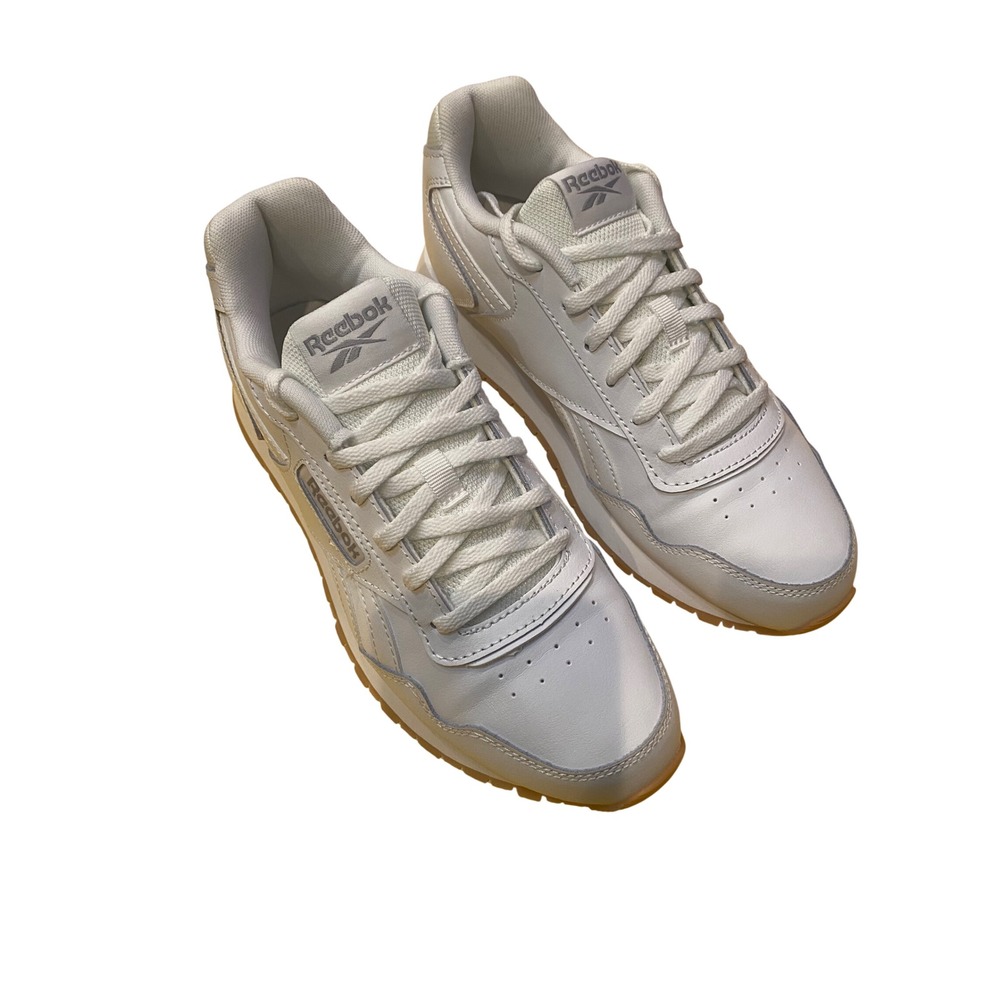 Reebok Glide Womens Running Sneakers White Cold Grey Gum Sole 7.5 100005919